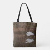 Tote Bag Vol de l'aigrette neigeuse (Dos)