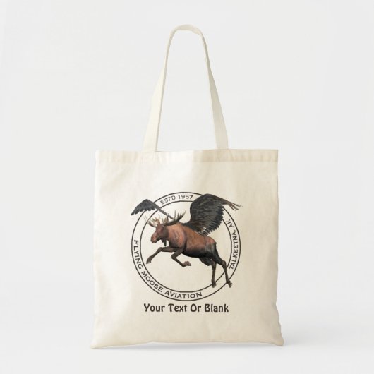 Tote Bag Vol de Moose Aviation (Devant)