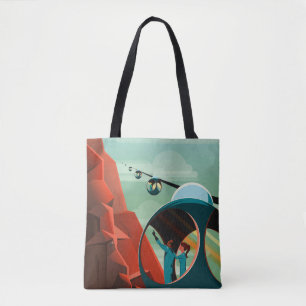 Tote Bag Vol Photos Vintages non modifiées Hélicoptère Old