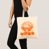 Tote Bag Volcan - Orange (Devant (produit))