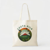 Tote Bag Volcan sur mesure du Costa Rica (Devant)
