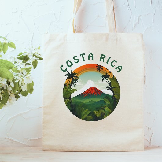 Tote Bag Volcan sur mesure du Costa Rica