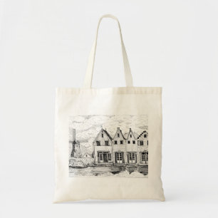 Tote Bag Volendam Pays-Bas - Maisons Néerlandaises