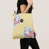 Tote Bag Voler Cochon chinois Année 2019 Monogramme ToteB J (De près)