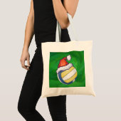 Tote Bag Volley-ball avec Casquette de Noël (Devant (produit))