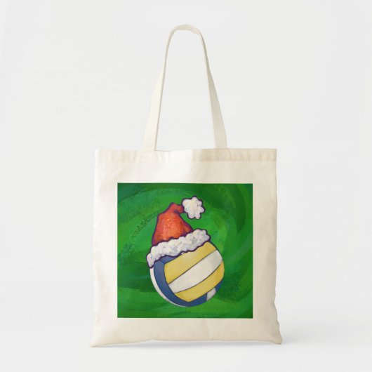 Tote Bag Volley-ball avec Casquette de Noël (Devant)