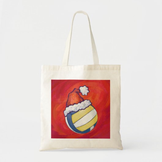 Tote Bag Volley-ball avec Casquette de Noël (Devant)