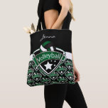 Tote Bag Volley-ball Dark Green Sport | Texte do-it-yoursel<br><div class="desc">Sac fourre-tout. Volley-ball sport | Texte do-it-yourself. Fait un grand cadeau personnalisé pour tout joueur de volley-ball. Remarque : Toutes les zones de modèle n'ont pas besoin d'être modifiées. 📌 Si vous avez besoin d'une personnalisation plus poussée, cliquez sur le bouton "Cliquez pour Customiser plus loin" ou "Customiser ou modifier...</div>