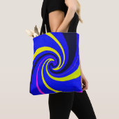 Tote Bag Vortex bleu (De près)
