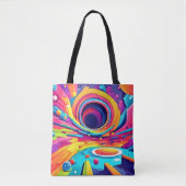 Tote Bag Vortex cosmique dans un voyage dynamique (Devant)