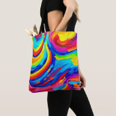 Tote Bag Vortex couleur vif (De près)