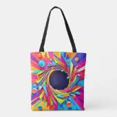 Tote Bag Vortex de Vitalité Art (Dos)