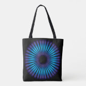 Tote Bag Vortex lumineux abstrait (Dos)