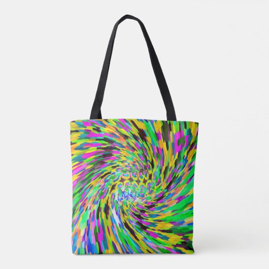 Tote Bag Vortex psychédélique (Dos)