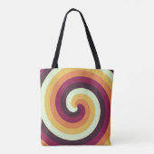 Tote Bag Vortex rétro (Dos)