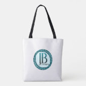 Tote Bag Vortex Rouge et Sarcelle (Dos)