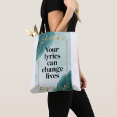 Tote Bag Vos paroles peuvent changer de vie, option 2 (De près)