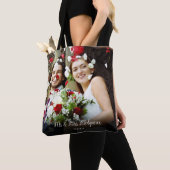 Tote Bag Vos Photos de Mariage Préférées Nom du Script Date (De près)