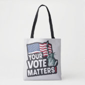 Tote Bag Vos Votes, ça compte Élections USA 2024 (Devant)