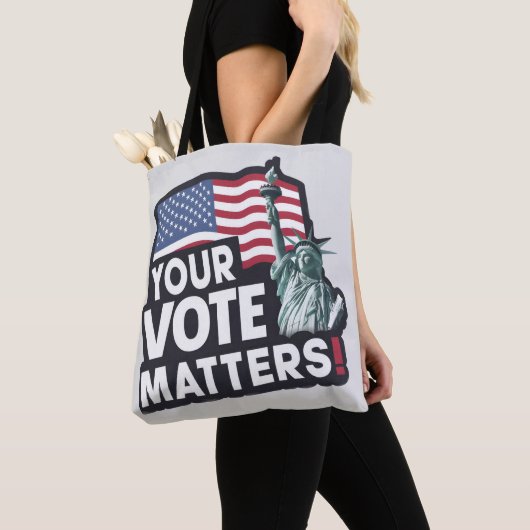 Tote Bag Vos Votes, ça compte Élections USA 2024 (De près)