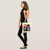 Tote Bag VOTE American, RBG, USPS, BLM, Peace and Equality (Devant (modèle))