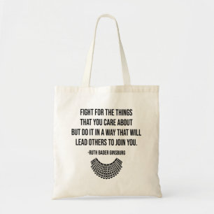 Tote Bag Vote de la Cour Suprême, Ruth Bader Ginsburg RIP