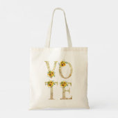 Tote Bag Vote des tournesols or (Dos)