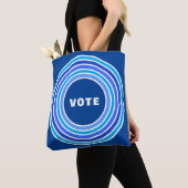 Tote Bag Vote Fourre-tout MultiBlue (bleu) (De près)