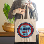 Tote Bag Vote Harris Walz pour l'élection présidentielle de<br><div class="desc">Votez pour Kamala Harris et Tim Walz pour le président et vice-président des États-Unis d'Amérique aux élections de 2024. sac fourre-tout cool bleu et rouge pour les électeurs démocrates lors de l'élection présidentielle.</div>