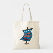 Tote Bag Voter ici (Dos)