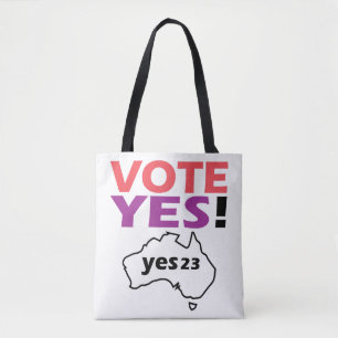 Tote Bag Votez Oui Pour La Voix Des Australiens Indigènes