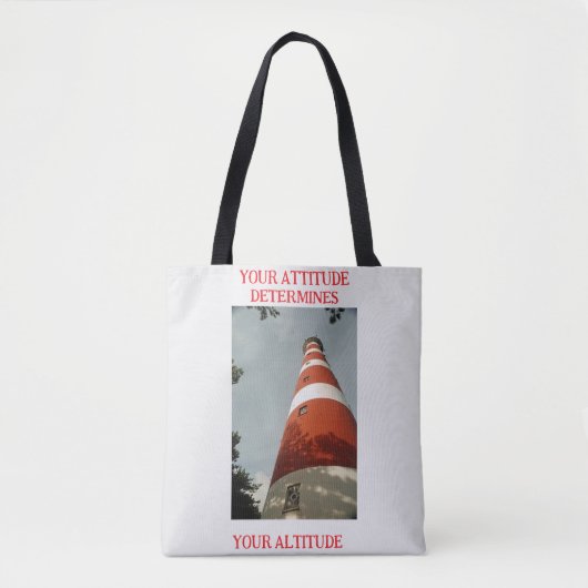 Tote Bag Votre Attitude Détermine Votre Altitude (Devant)