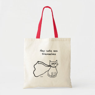 Tote Bag Votre chat le super héros - cadeau drôle de chat