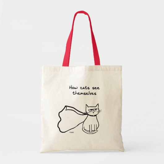 Tote Bag Votre chat le super héros - cadeau drôle de chat (Devant)