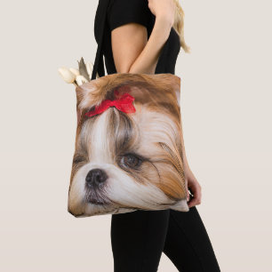 Tote Bag Votre chiot chien animal de compagnie photo person