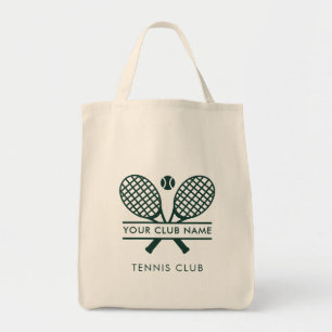 Tote Bag Votre Club Sport Nom Équipe de tennis Green Swag