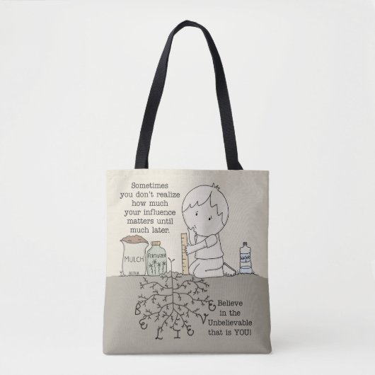 Tote Bag Votre influence compte (Devant)