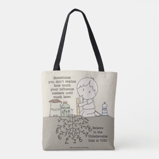 Tote Bag Votre influence compte (Dos)