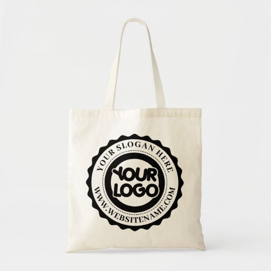 Tote Bag Votre logo d'entreprise personnalisé (Devant)