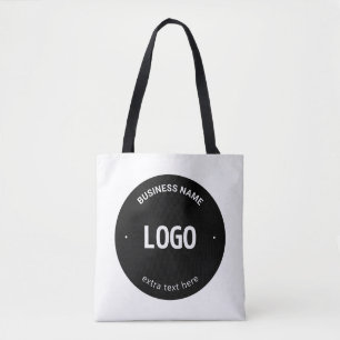 Tote Bag Votre logo, image ou conception et texte modifiabl