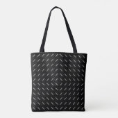 Tote Bag Votre logo ou image téléchargé | Patten moderne (Dos)