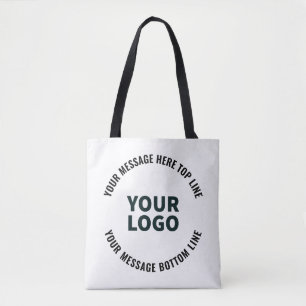 Tote Bag Votre logo ou image Texte modifié en gras