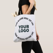 Tote Bag Votre logo ou image | Texte modifié en gras (De près)