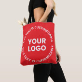 Tote Bag Votre logo/toute image téléchargée et tout texte c (De près)