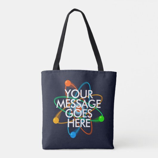Tote Bag VOTRE MESSAGE Science (Dos)