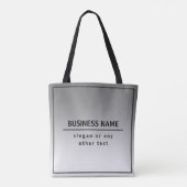 Tote Bag Votre nom d'entreprise ou marque, etc. (Dos)