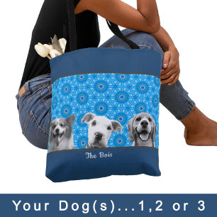 Tote Bag Votre(s) chien(s) Photo pour Chien Maman Amoureux 