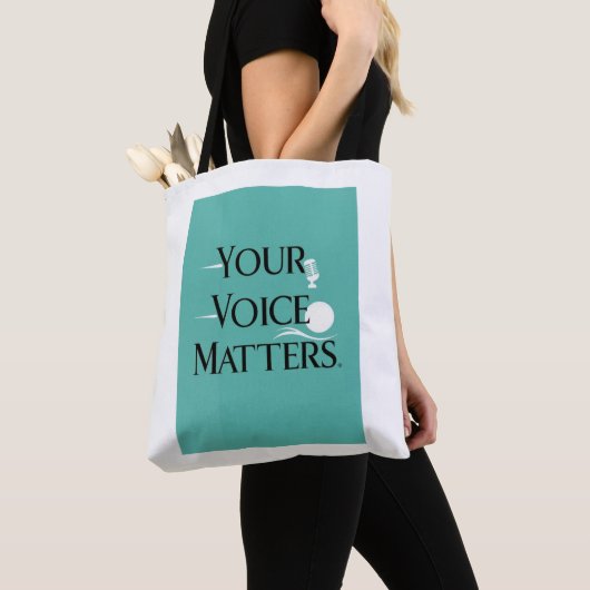 Tote Bag Votre voix compte, option 2 (De près)
