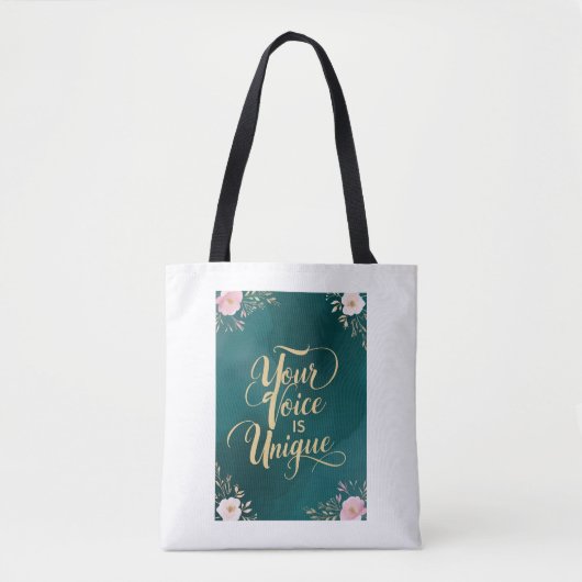 Tote Bag Votre Voix Est Unique (Devant)