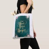 Tote Bag Votre Voix Est Unique (De près)